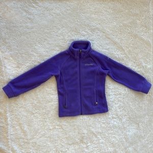 Girls XXS 4/5 Columbia fleece full zip-up.